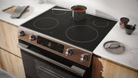 Bosch 30" 5.8 Cu. Ft. 100 Series Electric Range with Rapid Preheat and Air Fry - Stainless Steel - HEF1050MC | Cuisinière électrique Bosch série 100 de 5,8 pi3 et de 30 po avec préchauffage rapide et friture à air - acier inoxydable - HEF1050MC | HEF105MC
