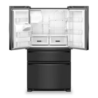 Whirlpool 36" 24.5 Cu. Ft. French-Door Refrigerator - Black - WRMF3636RB | Réfrigérateur Whirlpool de 36 po et de 24,5 pi³ à portes françaises - noir - WRMF3636RB | WRMF36RB