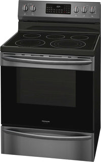 Frigidaire Gallery 5.7 Cu. Ft. Freestanding Electric Range with Air Fry - GCRE306CAD - Electric Range in Smudge-proof Black Stainless Steel