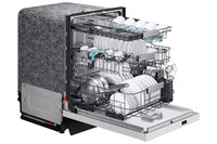 Samsung 24" 38 dBA Top-Control Dishwasher with AI Wash and Third Rack - White - DW90F89T0U12AA | Lave-vaisselle Samsung de 24 po et de 38 dBA avec commandes sur le dessus, nettoyage avec IA et 3e panier - DW90F89T0UMTAA | DW90F89W