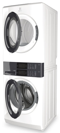 Electrolux Laundry Tower™ with 5.1 Cu. Ft. Washer and 8 Cu. Ft. Electric Dryer - ELTE730CAW | Tour de buanderie Laundry TowerMC d’Electrolux avec laveuse de 5,1 pi³ et sécheuse électrique de 8 pi³ - ELTE730CAW | ELTE73AW
