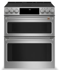 Café 6.7 Cu. Ft. Smart Front-Control Double Oven Electric Range - CCES750P2MS1 | Cuisinière électrique Café à four double de 6,7 pi3 avec commandes à l’avant - CCES750P2MS1 | CCES75SS