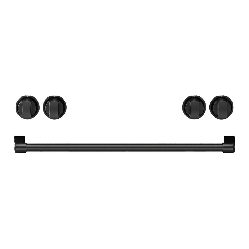 Thor Kitchen Handle and Knob Set for 30” Range in Black - CKA-RG30-BLK | Ensemble de poignées et de boutons Thor Kitchen noir pour cuisinière de 30 po - CKA-RG30-BLK | RG30KBLK