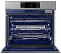 Samsung 5.1 Cu. Ft. 7 Series Single Wall Oven with AI Camera - NV51CG700SSRAA | Four mural simple Samsung de 5,1 pi³ à hublot de série 7 avec caméra IA - NV51CG700SSRAA | NV51C7SS