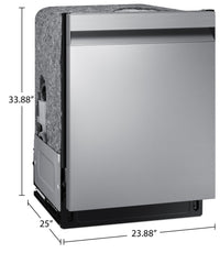 Samsung Top-Control Smart Dishwasher with StormWash™ - DW80CG5420SRAA | Lave-vaisselle intelligent Samsung à commandes sur le dessus avec technologie StormWashMC - DW80CG5420SRAA | DW80C54S