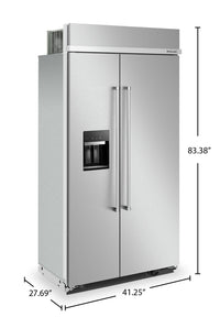 KitchenAid 25.1 Cu. Ft. Built-In Side-by-Side Refrigerator - KBSD702MSS | Réfrigérateur encastré KitchenAid de 25,1 pi³ à compartiments juxtaposés - KBSD702MSS | KBSD72SS
