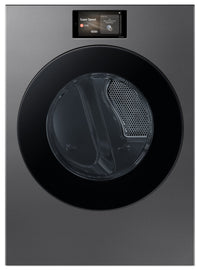 Samsung Bespoke 7.6 Cu. Ft. Electric Dryer with AI Opti Dry - Dark Steel - DV90F53AESAC | Sécheuse électrique Bespoke de Samsung de 7,6 pi3 avec fonction intelligente IA OptiDry - acier foncé - DV90F53AESAC