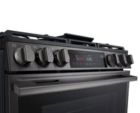 LG 6.3 Cu Ft. Smart Gas Slide-In Range with Air Fry – Black Stainless Steel - LSGL6335Z | Cuisinière intelligente à gaz encastrée LG de 6,3 pi3 avec friture à air – acier inoxydable noir - LSGL6335Z