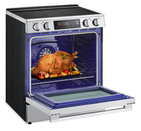 LG 6.3 Cu. Ft. Smart Induction Slide-In Range with Air Fry - LSIL6334XE | Cuisinière induction encastrée intelligente LG de 6,3 pi3 avec friture à air - LSIL6334XE