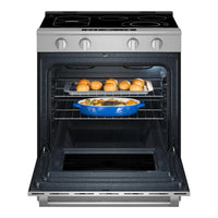 Maytag 30" 5.3 Cu. Ft. Slide-In Electric Range with No Preheat Air Fry - Stainless Steel - YMSES7030SZ | Cuisinière électrique encastrée Maytag de 5,3 pi3 et de 30 po avec friture à air sans préchauffage - acier inoxydable - YMSES7030SZ
