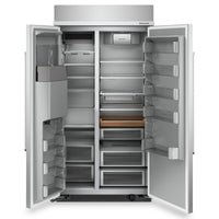 KitchenAid 25.1 Cu. Ft. Built-In Side-by-Side Refrigerator - KBSD702MSS | Réfrigérateur encastré KitchenAid de 25,1 pi³ à compartiments juxtaposés - KBSD702MSS | KBSD72SS