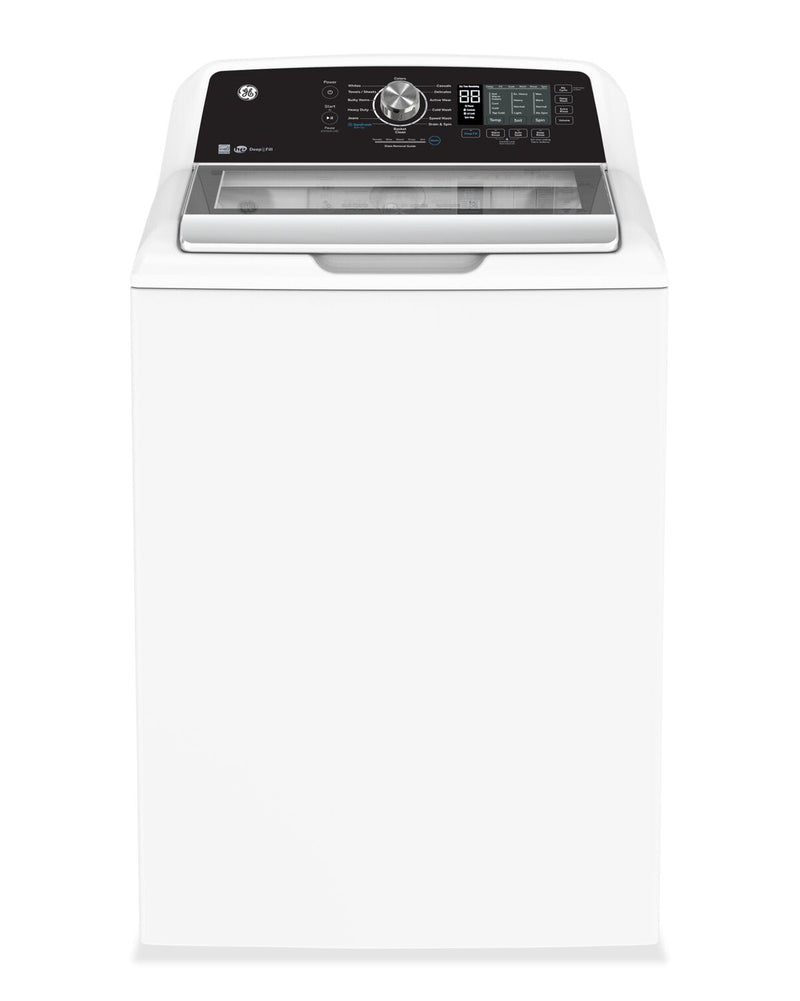 GE 5.3 Cu. Ft. Top Load Infusor Washer - White - GTW681BMRWS | Laveuse GE à chargement par le haut de 5,3 pi³ avec système de lavage Infusor - blanc - GTW681BMRWS