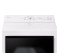 LG 7.3 Cu. Ft. Electric Dryer with AI Sensing and ThinQ® - Alpine White - DLE8200CW | Sécheuse électrique LG de 7,3 pi³ avec détection IA et ThinQMD - blanc alpin - DLE8200CW | DLE8200W