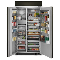 KitchenAid 25.5 Cu. Ft. Built-In Side-by-Side Refrigerator - KBSN702MBS | Réfrigérateur encastré KitchenAid de 25,5 pi³ à compartiments juxtaposés - KBSN702MBS | KBSN72BS