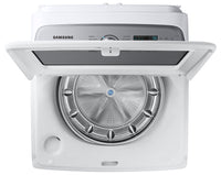 Samsung 6 Cu. Ft. Smart Top-Load Washer with Super Speed Wash - White - WA52DG5500AWUS | Laveuse intelligente Samsung à chargement par le haut de 6 pi3 avec lavage Super Speed - blanche - WA52DG5500AWUS | WA52DG55