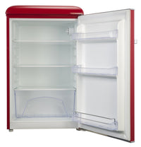 Galanz 4.4 Cu. Ft. Retro Compact Refrigerator - GLR44RDER | Réfrigérateur compact Galanz rétro de 4,4 pi3 - GLR44RDER | GLR44DER