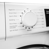 Danby 24" 2.2 Cu. Ft. Stackable Compact Front-Load Washer with Steam - White - DWM022D3WDB | Laveuse à chargement frontal compacte et superposable Danby de 2,2 pi³ et de 24 po avec vapeur - blanche - DWM022D3WDB | DWM022DB