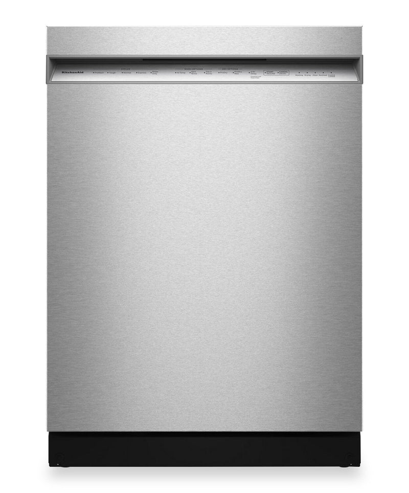 KitchenAid 24" 41 dBA Dishwasher with Third Level Jet Rack – PrintShield Stainless - KDFS324SPS  | Lave-vaisselle KitchenAid de 24 po et de 41 dBA avec 3e panier à jets - acier inoxydable avec fini PrintShieldMC - KDFS324SPS