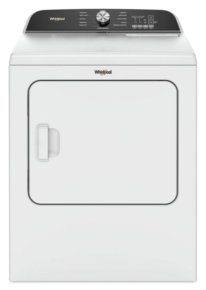 Whirlpool 7 Cu. Ft. Electric Dryer with Moisture Sensor and Steam - YWED6150PW | Sécheuse électrique Whirlpool de 7 pi³ avec capteur d'humidité et vapeur - YWED6150PW | YWED615W