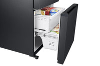 Samsung 33" 17.5 Cu. Ft. Counter-Depth French-Door Refrigerator - Black Caviar Matt - RF18A5101MT/AA | Réfrigérateur Samsung de 17,5 pi³ et de 33 po à portes françaises de profondeur Comptoir - noir caviar matté - RF18A5101MT/AA