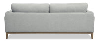 Valley 83.5" Fabric Sofa with Rubberwood Base and Legs - Grey | Sofa Valley de 83,5 po en tissu avec base et pattes en hévéa - gris