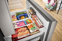Whirlpool 36" 30.5 Cu. Ft. French-Door Refrigerator with Interior Water Dispenser - Stainless Steel - WRFF3336SZ | Réfrigérateur Whirlpool de 36 po et de 30,5 pi³ à portes françaises avec distributeur d’eau - acier inoxydable - WRFF3336SZ | WRFF333Z