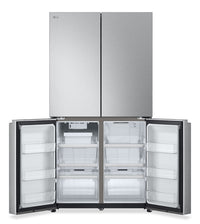 LG 36” 23.6 Cu. Ft French 4-Door Counter-Depth Refrigerator with Ice Maker - LF24C8200S | Réfrigérateur LG de 23,6 pi3 et de 36 po de profondeur comptoir à 4 portes françaises avec machine à glaçons - LF24C8200S