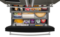 KitchenAid 26 Cu. Ft. 4-Door Refrigerator with FreshChill™ Drawer - KRMF536RBS | Réfrigérateur 4 portes KitchenAid de 26 pi³ avec tiroir FreshChillMC - KRMF536RBS | KRMF53BS