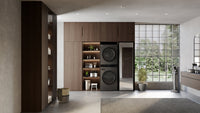 LG WashTower™ with 5 Cu. Ft. Washer and 7.8 Cu. Ft. Ventless HeatPump™ Dryer - WKHC252HBA | Tour de lavage WashTower LG avec laveuse 5 pi³ et sécheuse avec pompe à chaleur sans ventilation 7,8 pi³ - WKHC252HBA | WKHC252H