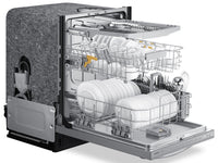 Samsung Top-Control Smart Dishwasher with StormWash™ - DW80CG5451SRAA | Lave-vaisselle intelligent Samsung à commandes sur le dessus avec technologie StormWashMC - DW80CG5451SRAA | DW80CG5S