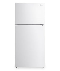 Midea 14 Cu. Ft. Garage Ready Top-Freezer Refrigerator – White - MRT14D2BWW | Réfrigérateur Midea de 14 pi³ à congélateur supérieur qui convient à une installation dans un garage - blanc - MRT14D2BWW | MRT14D2W