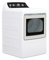 GE 4.9 Cu. Ft. Top Load Washer and 7.2 Cu. Ft. Gas Dryer with SaniFresh | Laveuse à chargement par le haut 4,9 pi3 et sécheuse à gaz 7,2 pi3 de GE avec cycle SaniFresh