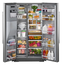 KitchenAid 36" 21 Cu. Ft. Counter-Depth Refrigerator – Fingerprint Resistant Stainless Steel - KRSC536RPS | Réfrigérateur KitchenAid de 21 pi3 et de 36 po de profondeur comptoir  - acier inoxydable résistant aux traces de doigts - KRSC536RPS