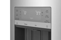 Frigidaire 36” 26 Cu. Ft. 4-Door French Door Refrigerator - Fingerprint Stainless Steel - FRMS2733AV  | Réfrigérateur Frigidaire de 26 pi3 et de 36 po à 4 portes françaises - acier inoxydable résistant aux traces de doigts - FRMS2733AV