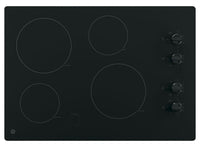 GE 30" 4-Burner Electric Cooktop - Black - JP3030DWBB | Surface de cuisson électrique GE de 30 po à 4 brûleurs - noire - JP3030DWBB | JP3030DW