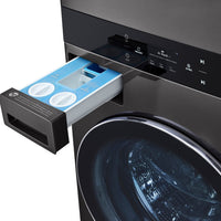LG WashTower™ with 5 Cu. Ft. Washer and 7.4 Cu. Ft. Electric Dryer - WKEX300HBA  | Tour de lavage WashTowerMC de LG avec laveuse 5 pi³ et sécheuse électrique 7,4 pi³ - WKEX300HBA | WKEX300H