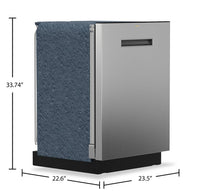 GE Profile 24" 42 dBA Top Control Dishwasher - Stainless Steel - PBT700SSVFS  | Lave-vaisselle GE Profile de 24 po et de 42 dBA avec commandes sur le dessus - acier inoxydable - PBT700SSVFS