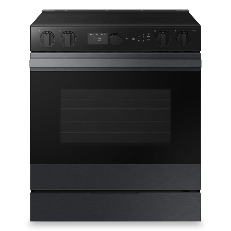 Samsung Bespoke 6.3 Cu. Ft. Smart Electric Range with Air Fry and Air Sous Vide - NSE6DG8500MTAC | Cuisinière intelligente électrique Bespoke de Samsung de 6,3 pi3 avec fonctions AirFry et Air Sous Vide - NSE6DG8500MTAC | NSE6D85S