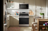 Whirlpool 30" 5.0 Cu. Ft. Gas Range with Air Cooking – White - WFGS4530SW  | Cuisinière à gaz Whirlpool de 5,0 pi³ et de 30 po avec cuisson à air - blanche - WFGS4530SW