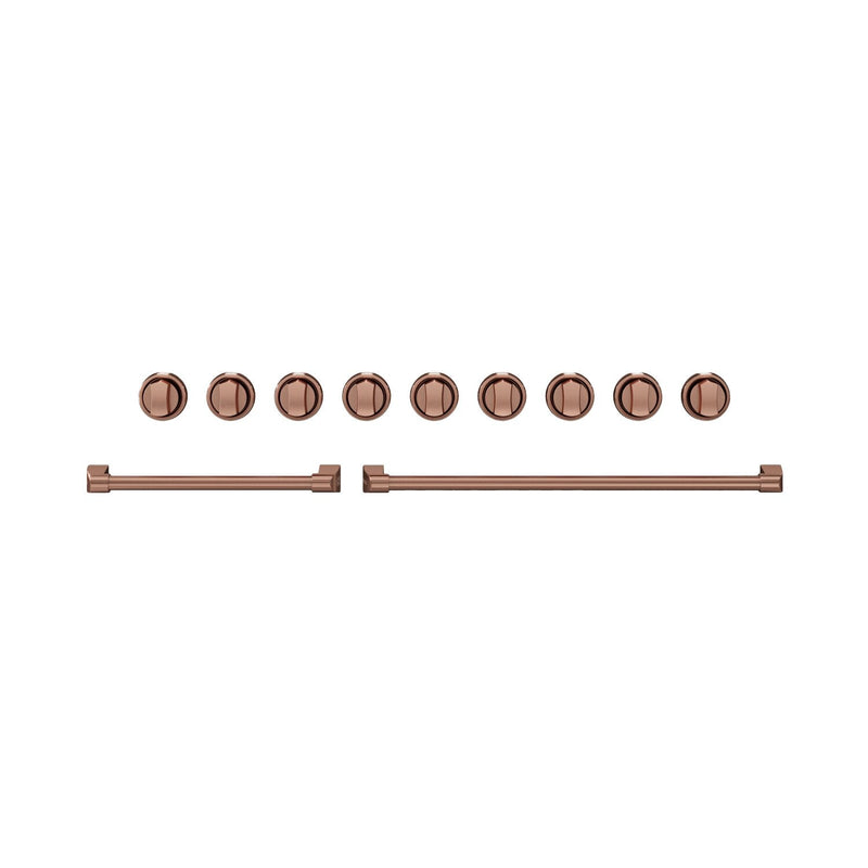 Thor Kitchen Handle and Knob Set for 48” Range in Rose Gold - CKA-RG48-RSG | Ensemble de poignées et de boutons Thor Kitchen or rose pour cuisinière de 48 po - CKA-RG48-RSG | RG48KRSG