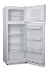 Galanz 7.6 Cu. Ft. Compact Top-Freezer Refrigerator - GLR76TWEE | Réfrigérateur Galanz compact de 7,6 pi3 à congélateur supérieur - GLR76TWEE | GLR76TWW