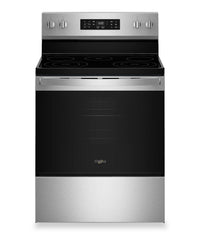 Whirlpool 5.3 Cu. Ft. Electric Range with Air Cooking - Fingerprint Resistant Stainless Steel - YWFES4530SZ | Cuisinière électrique Whirlpool de 5,3 pi3 avec cuisson à air - acier inoxydable résistant aux traces de doigts - YWFES4530SZ