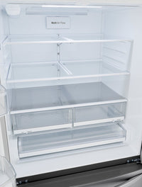 LG 36" 29 Cu. Ft. Smart French-Door Refrigerator - Stainless Steel - LRFCS29D6S | Réfrigérateur intelligent LG de 29 pi³ à portes françaises - LRFCS29D6S | LRFCSD6S