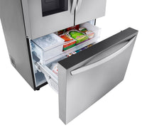 LG 31 Cu. Ft. Smart Standard-Depth MAX ™ French-Door Refrigerator - LRFXS3106S | Réfrigérateur intelligent LG de 31 pi³ à portes françaises de profondeur standard MAXMC - LRFXS3106S | LRFXS31S