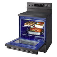 LG 6.3 Cu. Ft. Smart Electric Range with Air Fry - Black Stainless Steel - LREN6323ZE | Cuisinière intelligente électrique LG de 6,3 pi³ avec friture à air - acier inoxydable noir - LREN6323ZE