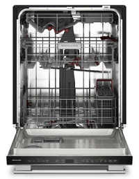 KitchenAid 24" 44 dBA Dishwasher with 360° Max Jets™ Third Rack - PrintShield Stainless - KDTS724SPS | Lave-vaisselle KitchenAid de 24 po et de 44 dBA avec troisième panier 360° Max JetsMC - acier inoxydable avec fini PrintShieldMC - KDTS724SPS