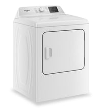 Whirlpool 4.8 Cu. Ft. Top Load Washer and 7 Cu. Ft. Electric Dryer with AutoSensing - White | Laveuse à chargement par le haut 4,8 pi3 et sécheuse électrique 7 pi3 avec détection automatique de Whirlpool - blanches