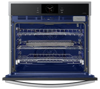 Samsung 5.1 Cu. Ft. 6 Series Single Wall Oven with Air Fry - NV51CG600SSRAA | Four mural simple Samsung de 5,1 pi³ série 6 avec hublot et AirFry - NV51CG600SSRAA | NV51C6SS
