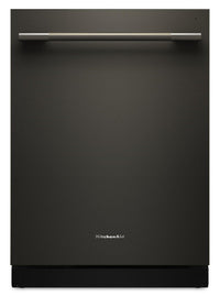KitchenAid 24" 44 dBA Dishwasher with 360° Max Jets™ Third Rack – Black Ore - KDTS424SBE | Lave-vaisselle KitchenAid de 24 po et de 44 dBA avec troisième panier 360° Max JetsMC - minerai noir - KDTS424SBE