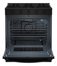 Whirlpool 30" 5 Cu. Ft. Gas Range with Air Cooking - Black - WSGS5030SB | Cuisinière à gaz Whirlpool de 5 pi³ et de 30 po avec cuisson à air - noire - WSGS5030SB